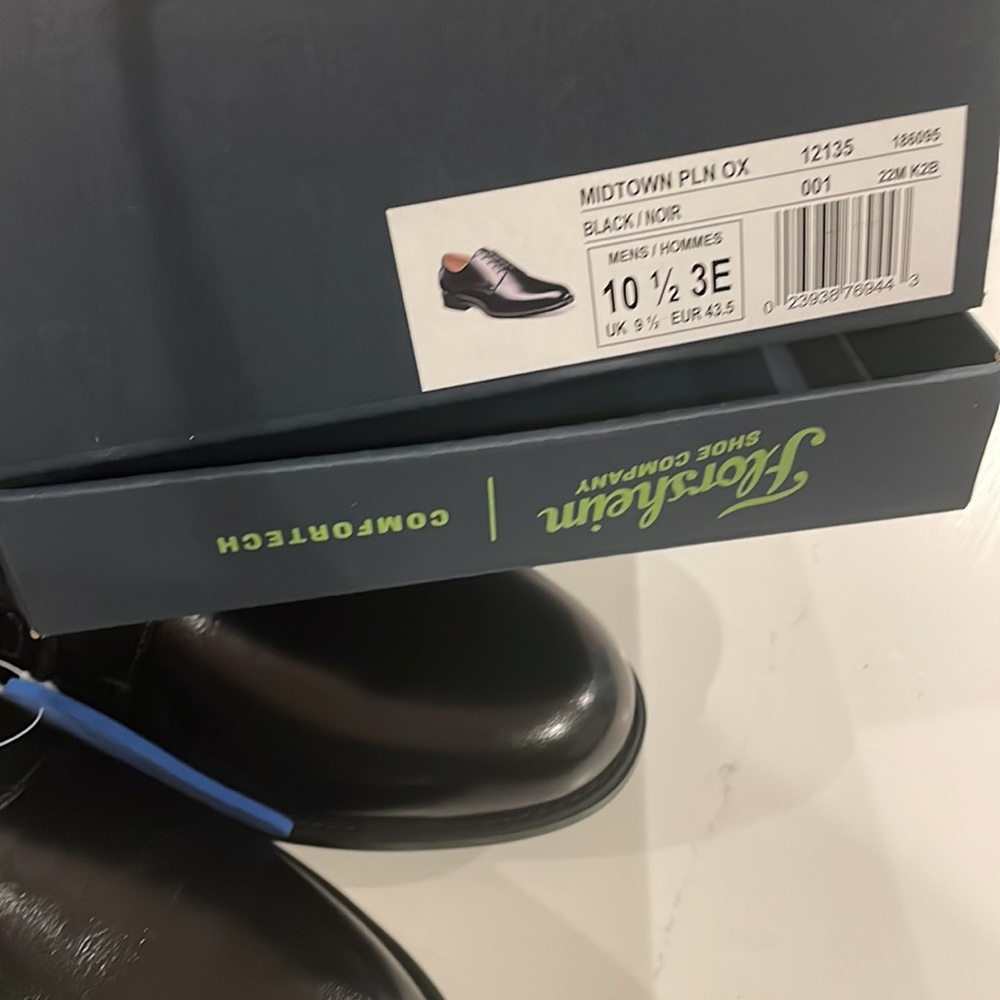 Florsheim Shoe Co Midtown Plain Oxford. Black. NWT. Mens Dress Shoes. - Picture 5 of 5